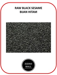 Natural Raw Black Sesame/ Bijan Hitam 1kg