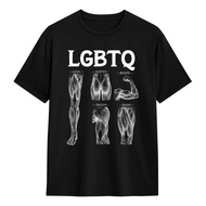 Large Lgbtq Legs Glutes Biceps Triceps Quads Gym T-Shirt