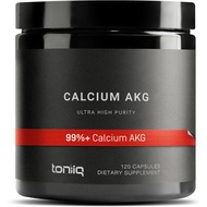 Toniiq Ca AKG Supplement 1800mg, Premium Calcium Alpha-Ketoglutarate, Gentle Bioavailable Formula fo