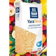 3KG REPACK Baja Yara Tera KRISTALON ORANGE 6-12-36 Tebal Isi Buah Kurang Tunas Air Larut Air Flesh F