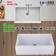 [GS-8353] CAVARRO GRANITE KITCHEN SINK ~ FARMHOUSE