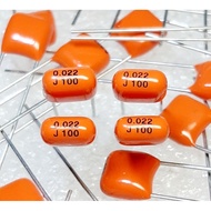 Philips MKT 0.022uf 223 22nf 100v Metal Film Capacitor