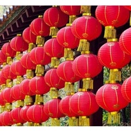 1pcs Fabric Paper Lantern Home Deco Shop Deco 新年灯笼挂饰