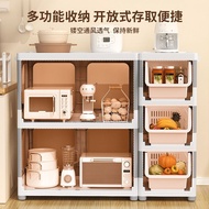 [in stock] Living room snack cart, floor-standing mobile storage bookshelf, foldable kitchen storage