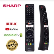 Original SHARP LED/Android TV Remote Control GB345WJSA Compatible With GB326WJSA, GB238WJSA,GB105WJS