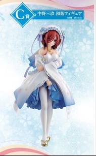 BANDAI 五等分之花嫁 一番賞  C賞 中野三玖 ［和裝］