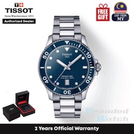 [Official Warranty] Tissot T120.410.11.041.00 Men's Seastar 1000 40mm Blue Dial Stainless Steel Watch T1204101104100