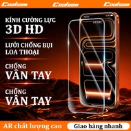 IPhone 10D HD anti-blue light anti-fingerprint tempered glass for iPhone 11 12 13 14 15 16 17 Pro Ma