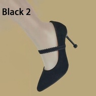 ZAN สายรัดรองเท้ายืดหยุ่นสำหรับผู้หญิงสายรัดกันลื่นรองเท้าส้นสูงเข็มขัดรองเท้าข้อเท้าสำหรับรองเท้าสวมใส่