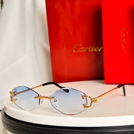 Cartier/Cartier 2025 New Style Trendy Men Women Couples Sunglasses Sunglasses Ready Stock Polarized 