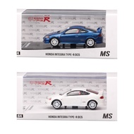 ⭐24h⭐Ms 1/64 Honda Integra Type R DC5 Static Simulation Alloy Diecast Car Model