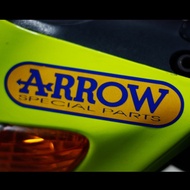 Westbound car sticker ARROW modified exhaust pipe applique sticker reflective paste waterproof stick