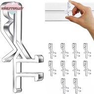 1ONLYTWO 10pcs Valance Clips, Plastic Replacement Blind Clips, Portable Blind Channel Cover Horizont