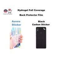 Oppo Aurora/Black Back Protector Hydrogel Film A73 A91 F5 F7 F9 F11 R9S R17 A3S A5S A5 A9 a12e a12 R