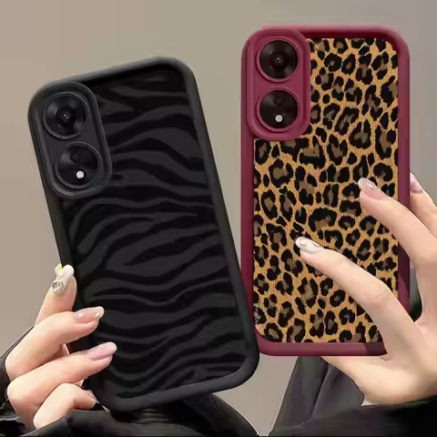 A78 Leopard Elegance Sky Eye Ladder Phone Case For OPPO A98 A96 A95 A94 A93 A92 A91 A83 A79 A77 A76 