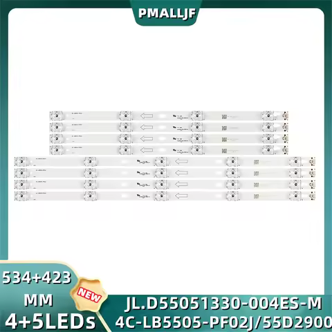80Pcs/Set LED Backlight Strips 55UV6416W L55P2-UD YHE-4C-LB5504-YH01J/FF01J B55A858U L55E5800A-UD 55