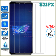 SZIPX ปกป้องหน้าจอสำหรับ Asus Rog Phone 6 Pro 6d กระจกกันกระแทกบนโทรศัพท์ Rogphone6 6pro Phone6ฟิล์ม Glas 9H XOIQP