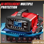 [PerfkMY] Portable Car Battery Charger Fast Charge Device for Lead AGM GEL EFB CA Deep Cycle Wet Cel