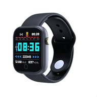 電子監測心率血壓計步睡眠智能防水手環(黑色)