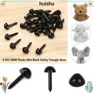 HS 100pcs/bag Safety Triangle Noses for Teddy Dog Plastic Mini 4.5X5.5MM