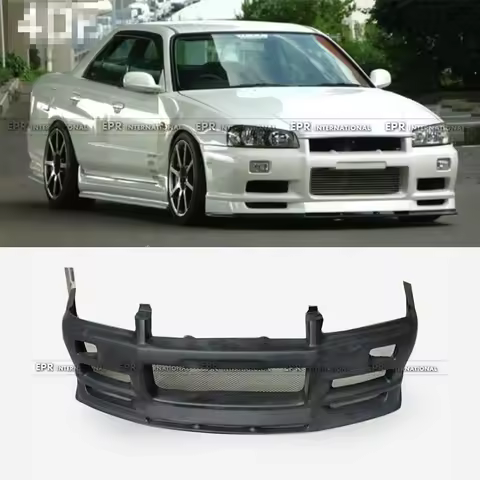 For Skyline R34 GTT URR Type Front Bumper (Fits GTT 2 or 4 Doors)