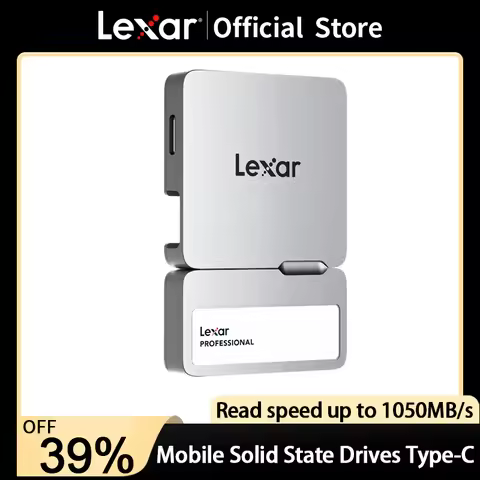 Lexar Professional Go Mobile Portable SSD Type-C USB3.2 External Storage 1TB/2TB with Hub High-Speed