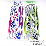 RS150  HONDA STICKER BODY COVER SET "DOTOMOMO"