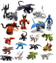 Dragons & Vikings httyd | Set of 20 pcs | Light Fury, Night Fury (Toothless) | Action Figures | Cake