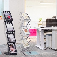 Room a4 Paper Information Rack Decoration Newspaper Influencer Style Shelf Magazine Rack Floor Foldi