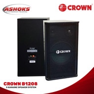 Crown B-1208 / 650W max. power / 3 Way Karaoke Speaker System / Woofer 12inch 2pcs speaker / Karaoke