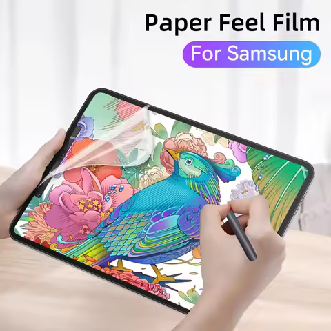 Paper Feel Like Screen Protector For Samsung A9 Plus A8 A7 A9 A7Lite Tab S10 FE S4 S6 Lite S7 S8 S9 