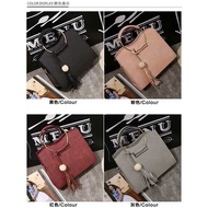 READY STOCK-womeb bag, square sling shoulder bag, handle bag