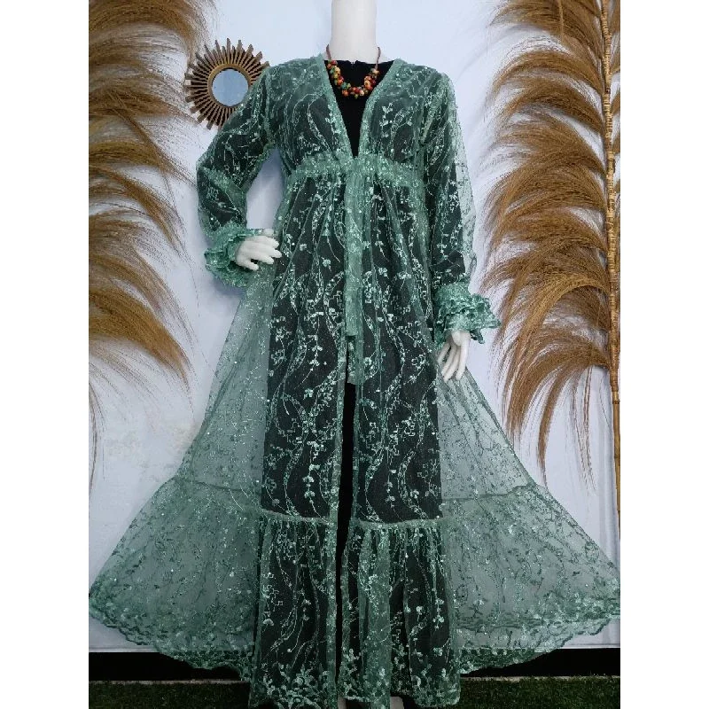 OUTER KARDIGAN TILLE PEARL MUTIARA BUNGA /  KARDIGAN JUMBO