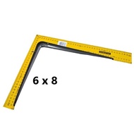 SIKU Per 1 Pair Strong Iron Wall Shelf Angle PRC Grey 6x8 Inch L-Shaped Folding Shelf Bracket 6" x 8