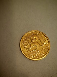 1989年1/10oz中國熊貓金幣