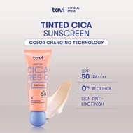 TAVI CICA RES-Q10 - Adaptin Sun Shield 40 ML - SPF 50 | Color Changing Facial Sunscreen