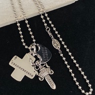 Chrome Hearts Chrome Hearts Dagger Pendant Necklace Men Women Same Style Couple Style Silver