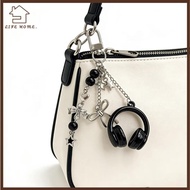 YELGIRL Music Headphone Bag Charms, Y2K Hanging Headphone Charms, Fashion Bag Decoration Backpack Pe