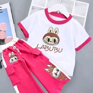 Setelan Baju Sweater Anak Perempuan Motif Viral Calana Panjang Cargo Usia 1-12 Tahun Terbaru Terlari