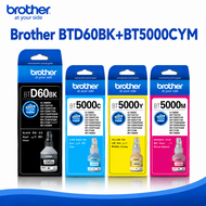 Brother BT-D60BK BT5000 CYM หมึกแท้ สำหรับ T220W、T310W、T420W、T426W、T500W、T520W、T710W、T720W、T810W、T40