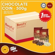 1 CARTON Beryls Chocolate Coklat Beryls Dark Chocolate Berlys Chocolate Beryls Chocolate Coin Beryls