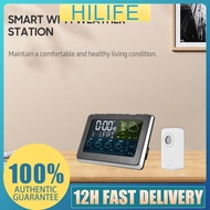 hilife-SG WiFi Smart LCD Weather Station APP Control Digital Indoor Outdoor Temperature Humidity Mon