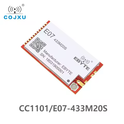 CC1101 433MHz 100mW rf Module 20dBm Long Distance SMD ebyte cojxu E07-433M20S PA Transceiver Transmi