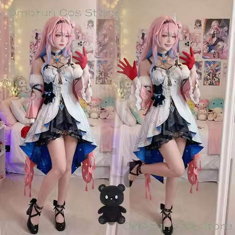 Wuthering Waves Denia Dress Cosplay Costume Game WUWA Pink Women Halloween Carnival Comic con Rolepl