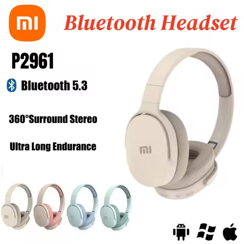 Xiaomi P2961 Wireless Headphones Bluetooth 5.3 Foldable 9D HIFI Stereo Sound Headset Long Battery Li