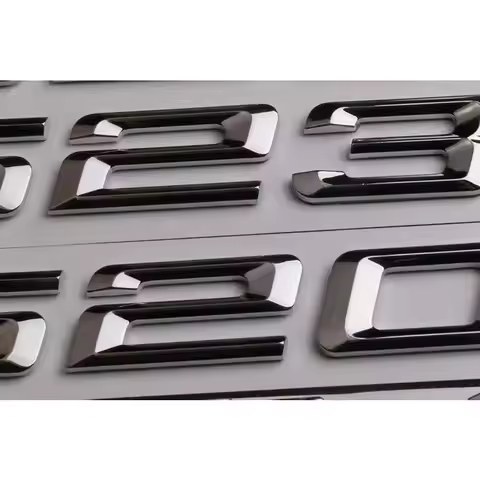 3D Black Logo 418i 420i 425i 428i 430i 435i 440i Letters Emblem Sticker Car Trunk Badge F32 F33 G22 
