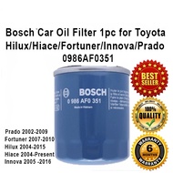 Broz Bosch Oil Filter 1pc For Toyota Hilux Hiace Fortuner Innova Prado 0986AF0351