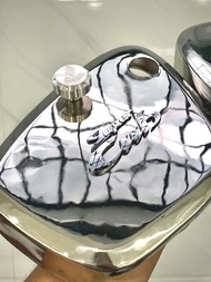 Cặp cốp xe cub 78 79 dame C65 inox 304 full phụ kiện