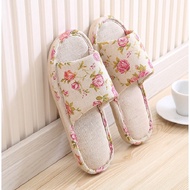 Indoor slippers - Rose pattern - DV.02 -shop SLIMEMOCHISQUISHY