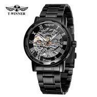 T-WINNER/WINNER 8008 Men's Business Skeleton Manual Mechanical Watch Wrist Watch Mechanical Watch Fo